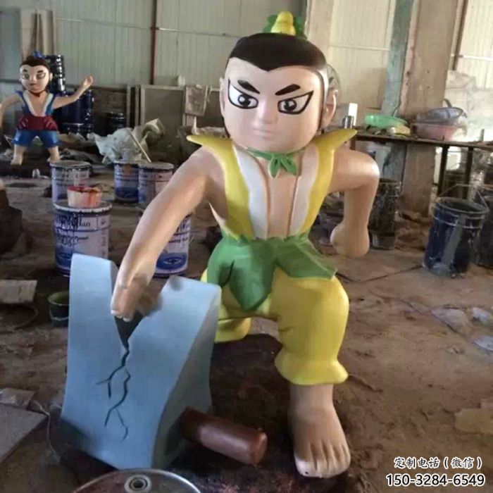 抽象葫蘆娃雕塑 店門(mén)口彩繪雕塑 步行街?jǐn)[件 抽象葫蘆娃雕塑 店門(mén)口彩繪雕塑 步行街?jǐn)[件