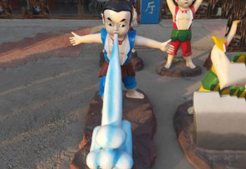 大型葫蘆娃雕塑 步行街卡通雕塑 動(dòng)漫擺件