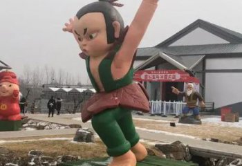 園林葫蘆娃雕塑 城市廣場雕塑 步行街?jǐn)[件