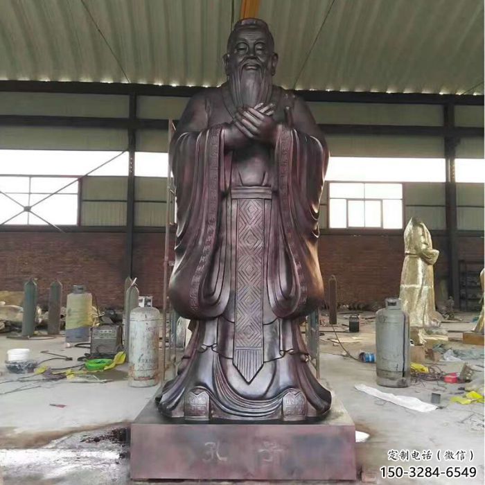售樓處孔子雕塑 商業(yè)街雕塑 學校擺件