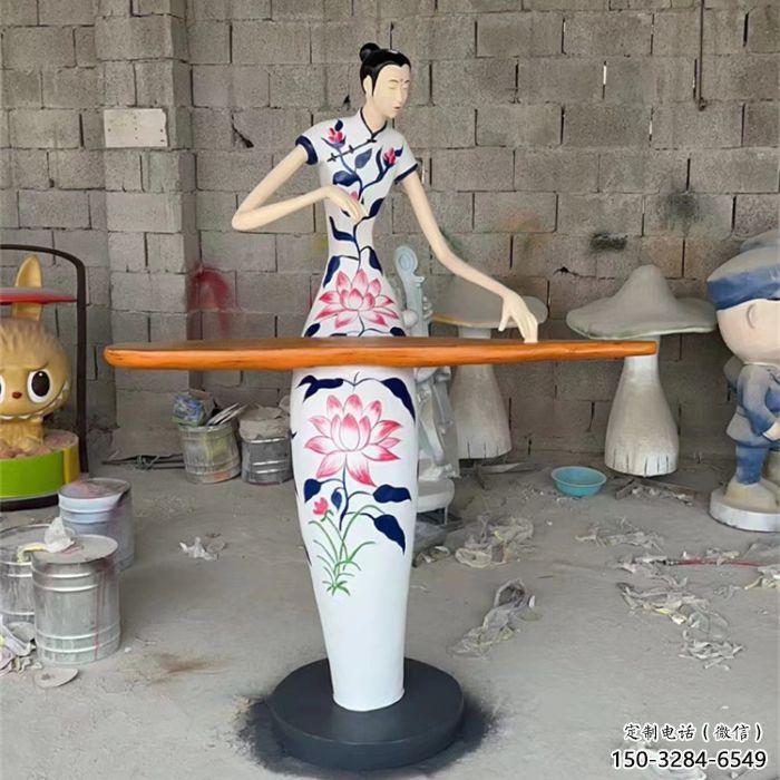 彩繪音樂(lè)人雕塑 酒店公園雕塑 風(fēng)景區(qū)擺件