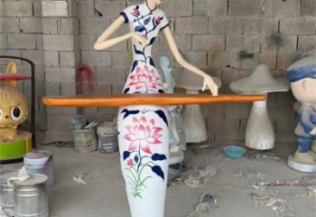 彩繪音樂人雕塑 酒店公園雕塑 風景區(qū)擺件