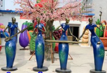 音樂人雕塑 風景區(qū)幾何雕塑 廣場小品
