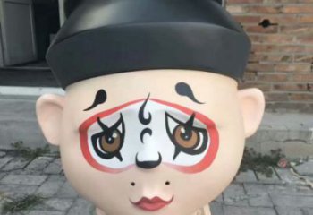 創(chuàng)意戲曲雕塑 步行街店門(mén)口雕塑 民俗小品