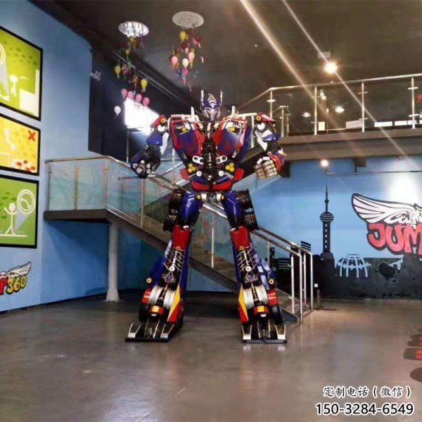 創(chuàng)意機器人雕塑 步行街店門口雕塑 卡通小品 創(chuàng)意機器人雕塑 步行街店門口雕塑 卡通小品
