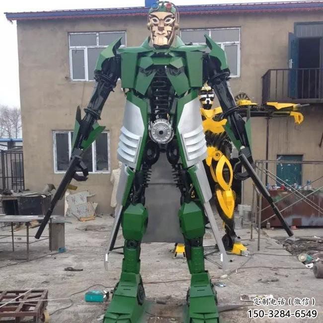 商業(yè)街機器人雕塑 售樓處雕塑 卡通擺件 商業(yè)街機器人雕塑 售樓處雕塑 卡通擺件