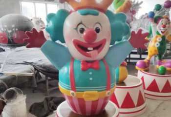 公園小丑雕塑 酒店門口雕塑 彩繪擺件