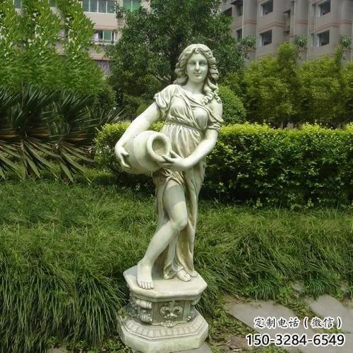 店門(mén)口仕女雕塑 創(chuàng)意景觀雕塑 古代擺件