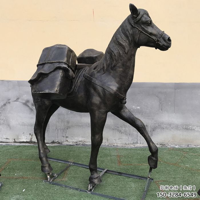 園林茶馬古道雕塑 城市廣場雕塑 步行街?jǐn)[件