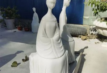 園林仕女雕塑制作 風(fēng)景區(qū)古代雕塑 廣場(chǎng)小品