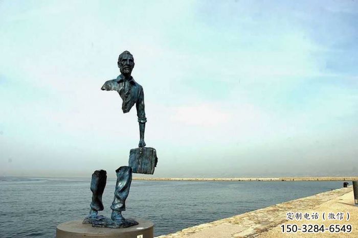 園林旅行者雕塑 風景區(qū)空心人雕塑 廣場小品 園林旅行者雕塑 風景區(qū)空心人雕塑 廣場小品
