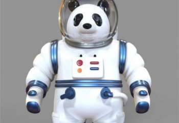 彩繪太空人雕塑 大型城市雕塑 商業(yè)街擺件
