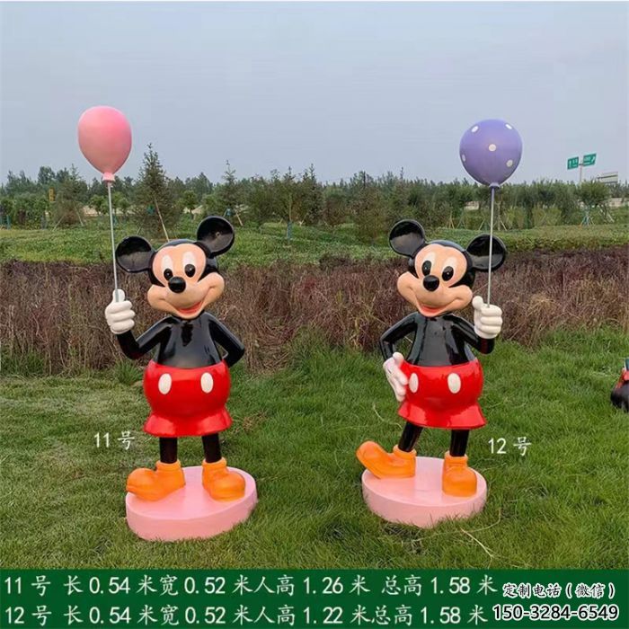 承接米奇雕塑 抽象藝術(shù)動(dòng)漫雕塑 烤漆卡通雕塑