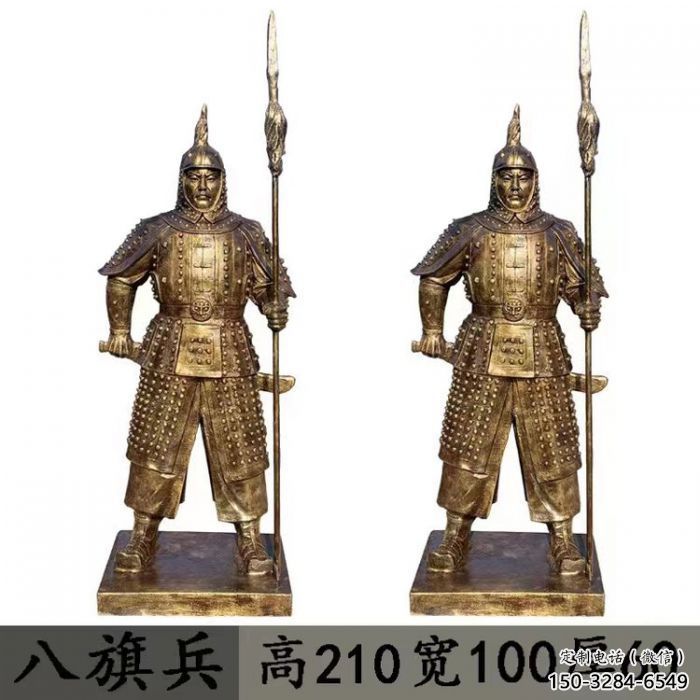 風景區(qū)武士雕塑定制 售樓處廣場雕塑 仿古擺件