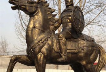 大型武士雕塑供應(yīng)商 歐式步行街人物雕塑 彩繪古代雕塑