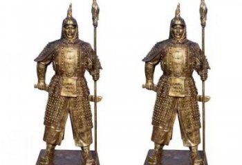 風(fēng)景區(qū)武士雕塑定制 售樓處廣場雕塑 仿古擺件