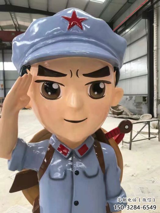 大型商場(chǎng)交警雕塑廠 仿真軍人果雕塑 彩繪士兵雕塑
