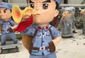 步行街交警雕塑廠家 游樂場(chǎng)軍人雕塑 鑄造士兵雕塑