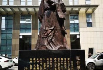 生產(chǎn)大型張仲景雕塑 歐式步行街?jǐn)[件 彩繪藥王雕塑