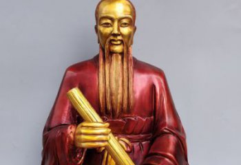 制作廣場(chǎng)張仲景雕塑 抽象景觀藥王雕塑 烤漆藥王雕塑