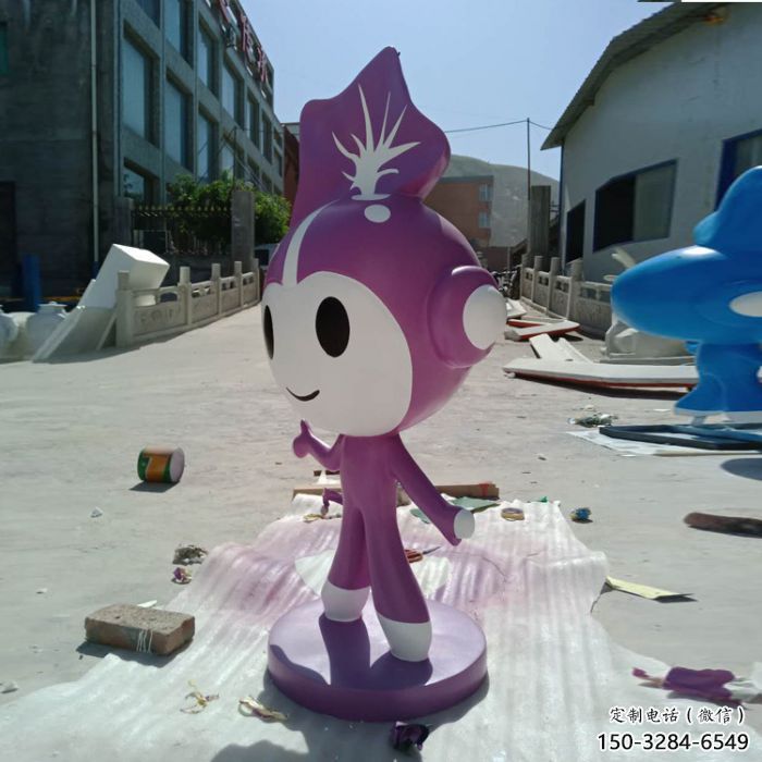 園林福娃雕塑 大型體育雕塑 中式奧運(yùn)雕塑