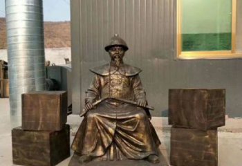 烤漆林則徐雕塑 玻璃鋼名人雕塑 室內(nèi)肖像雕塑