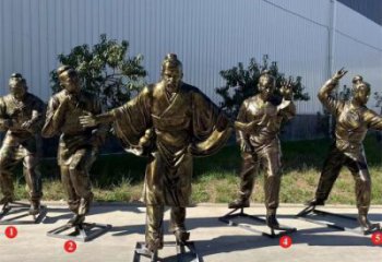 大門口華佗雕塑廠 公園名醫(yī)雕塑 仿真藥王雕塑