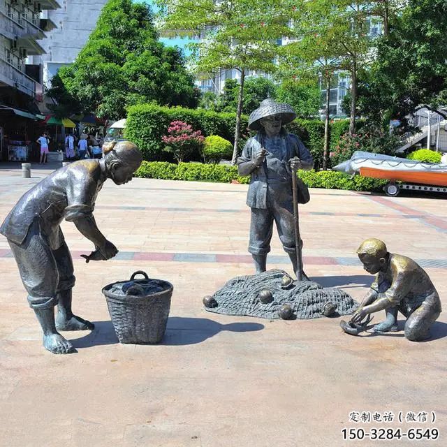 制作噴漆漁民雕塑 中式村口民俗雕塑 草地捕魚雕塑 制作噴漆漁民雕塑 中式村口民俗雕塑 草地捕魚雕塑