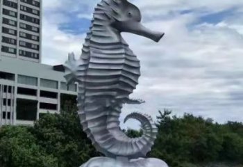 城市河馬雕塑，公園動漫雕塑，仿銅效果