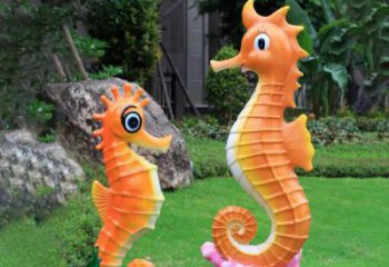 抽象河馬雕塑，動漫海洋雕塑，卡通主題