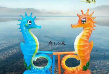海洋館河馬雕塑，卡通彩繪雕塑，動漫工藝