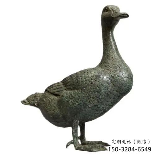 現(xiàn)代鴨子雕塑廠家，仿真動(dòng)物， 街頭動(dòng)物擺件