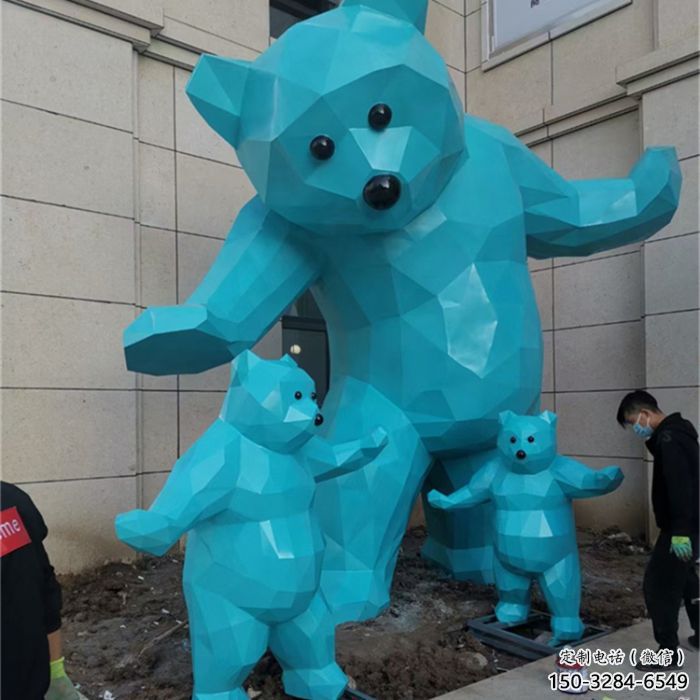 大熊雕塑廠家，酒店房地產(chǎn)雕塑，仿真景觀小品
