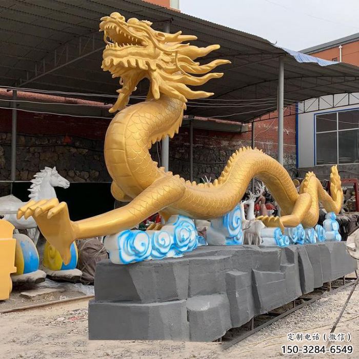 抽象龍形雕塑廠家，動(dòng)物擺件，城市園林?jǐn)[件