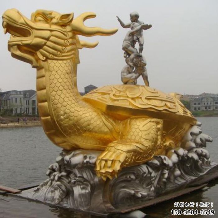 海龜?shù)袼芗庸S，神獸動(dòng)物，仿古公園廣場(chǎng)擺件