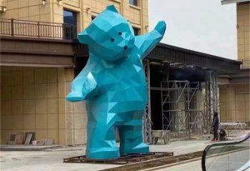 大熊雕塑廠(chǎng)家，酒店房地產(chǎn)雕塑，彩繪景觀(guān)小品