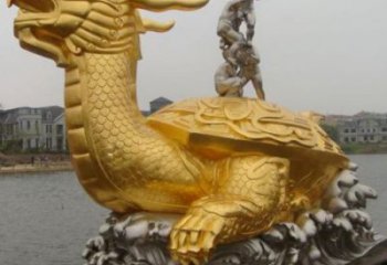 海龜?shù)袼芗庸S，神獸動物，仿古公園廣場擺件
