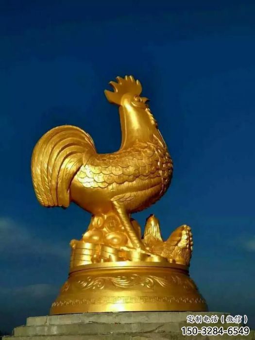 公園小雞雕塑價(jià)格，廣場(chǎng)園林主題，仿古工藝