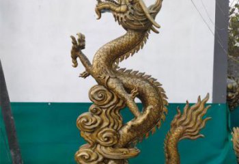 定價(jià)龍頭雕塑廠家，仿銅動(dòng)物雕塑，房地產(chǎn)售樓處擺件