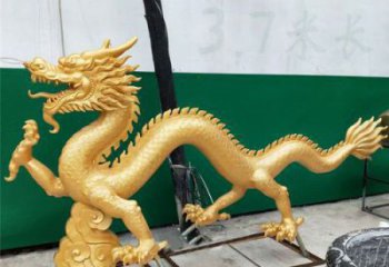 加工龍頭雕塑廠家，廣場(chǎng)動(dòng)物雕塑，房地產(chǎn)售樓處擺件