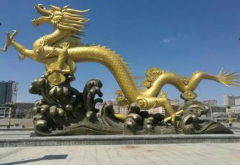 生產(chǎn)龍頭雕塑廠，動物雕塑效果圖，房地產(chǎn)售樓處擺件