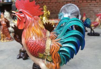 彩繪小雞雕塑，仿真主題，公園廣場(chǎng)動(dòng)物