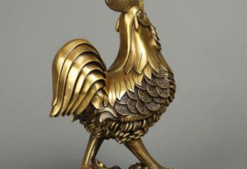 景區(qū)小雞雕塑，廣場主題，仿古工藝