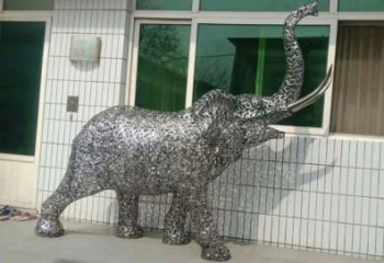 操場小象雕塑廠家，公園題材，剪影工藝