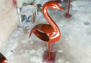 提供園林鳥(niǎo)類(lèi)雕塑，景觀題材，鍍銅工藝效果