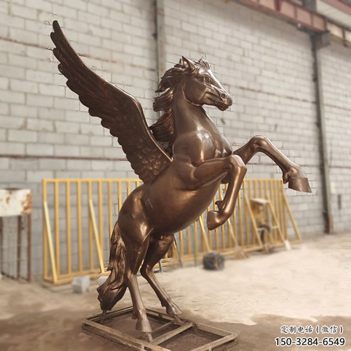承接景區(qū)天馬雕塑，廣場(chǎng)主題，仿古工藝
