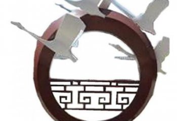 園林大雁雕塑廠家 城市廣場(chǎng)雕塑 步行街?jǐn)[件