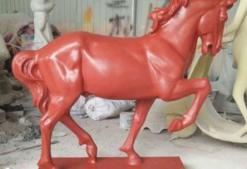 彩繪小馬雕塑預(yù)定，仿真動(dòng)物主題，噴漆工藝