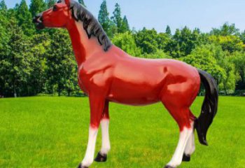 小區(qū)小馬雕塑規(guī)格特點，抽象系列，園林動物小品