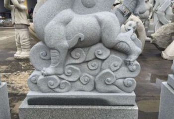仿真白虎雕塑，拉絲海洋雕塑，抽象效果